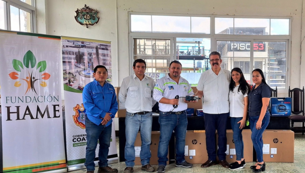 We're contributing to the cabinetmaking workshop in Coatepeque!